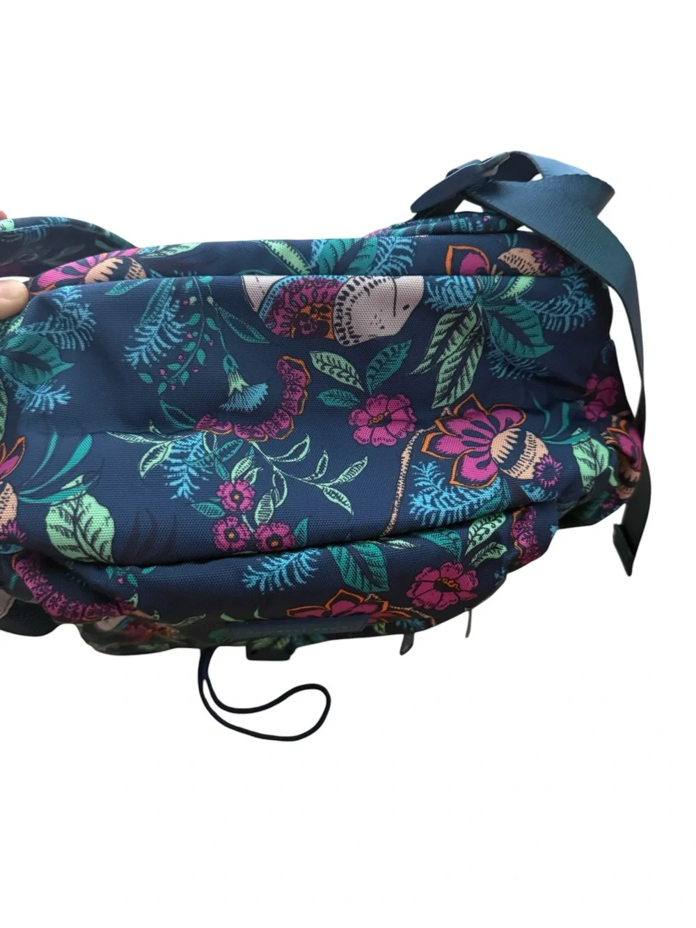 Vera Bradley Navy Elephant Print Backpack